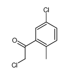 Ethanone, 2-chloro-1-(5-chloro-2-methylphenyl)- (9CI) structure