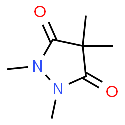 3,5-Pyrazolidinedione,1,2,4,4-tetramethyl-结构式