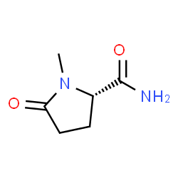 2-Pyrrolidinecarboxamide,1-methyl-5-oxo-,(S)-(9CI) Structure