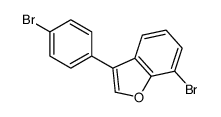 7-bromo-3-(4-bromophenyl)-1-benzofuran结构式