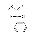 Methyl (R)-2-chloro-2-phenylethanoate结构式