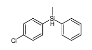 (4-chlorophenyl)methylphenylsilane Structure