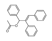 (+/-)-3-acetoxy-1t.2.3-triphenyl-propene-(1) Structure