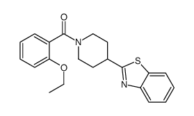 Piperidine, 4-(2-benzothiazolyl)-1-(2-ethoxybenzoyl)- (9CI)结构式