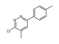 3-chloro-4-methyl-6-(p-tolyl)pyridazine结构式