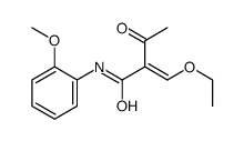 2-(ethoxymethylidene)-N-(2-methoxyphenyl)-3-oxobutanamide Structure