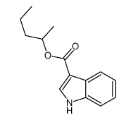 pentan-2-yl 1H-indole-3-carboxylate结构式