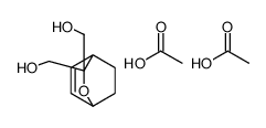 acetic acid,[2-(hydroxymethyl)-3-oxabicyclo[2.2.2]oct-5-en-2-yl]methanol结构式