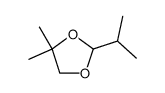 isobutyraldehyde isobutylene glycol acetal Structure