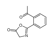 2-(2-acetylphenyl)-4H-1,3-oxazol-5-one结构式