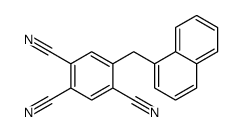 5-(naphthalen-1-ylmethyl)benzene-1,2,4-tricarbonitrile Structure