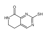 2-sulfanylidene-1,5,6,7-tetrahydropyrido[3,4-d]pyrimidin-8-one结构式