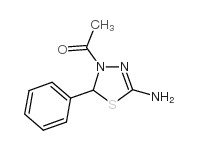 1-(5-Amino-2-phenyl-[1,3,4]thiadiazol-3-yl)-ethanone Structure