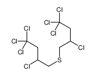 1,1,1,3-tetrachloro-4-(2,4,4,4-tetrachlorobutylsulfanyl)butane Structure