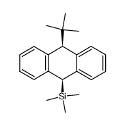 (10-tert-Butyl-9,10-dihydro-anthracen-9-yl)-trimethyl-silane结构式