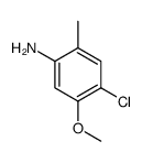 4-氯-5-甲氧基-2-甲基苯胺结构式