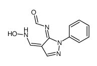 N-[4-[(hydroxyamino)methylidene]-2-phenylpyrazol-3-ylidene]formamide Structure