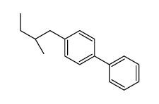 4-[(2S)-2-Methylbutyl]-1,1'-biphenyl structure