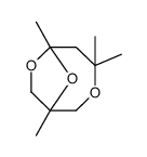 1,3,3,6-tetramethyl-4,8,9-trioxabicyclo[4.2.1]nonane结构式