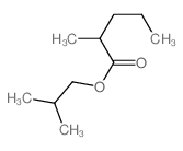 2-methylpropyl 2-methylpentanoate Structure