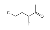 5-chloro-3-fluoropentan-2-one Structure