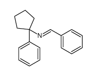 1-phenyl-N-(1-phenylcyclopentyl)methanimine Structure