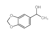 1-(苯并[d] [1,3]二氧杂环戊烯-5-基)乙醇结构式