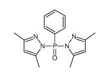 1-[(3,5-dimethylpyrazol-1-yl)-phenylphosphoryl]-3,5-dimethylpyrazole结构式