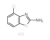 2-Benzothiazolamine,4-chloro-, hydrochloride (1:1) structure