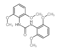 Urea,N,N'-bis(2,6-dimethoxyphenyl)- Structure