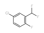 5-氯-2-氟-1-(二氟甲基)苯结构式