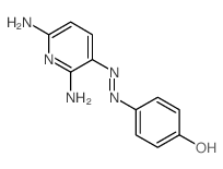 Phenol,4-[2-(2,6-diamino-3-pyridinyl)diazenyl]-结构式
