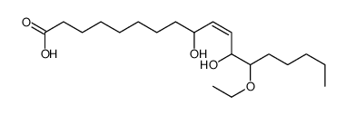 13-ethoxy-9,12-dihydroxyoctadec-10-enoic acid Structure
