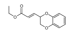 ethyl 3-(2,3-dihydro-1,4-benzodioxin-3-yl)prop-2-enoate Structure
