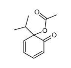 (6-oxo-1-propan-2-ylcyclohexa-2,4-dien-1-yl) acetate Structure