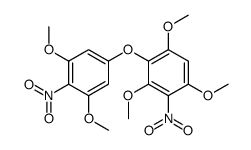 2-(3,5-dimethoxy-4-nitrophenoxy)-1,3,5-trimethoxy-4-nitrobenzene结构式