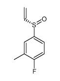 4-[(S)-ethenylsulfinyl]-1-fluoro-2-methylbenzene结构式