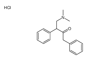 4-(dimethylamino)-1,3-diphenylbutan-2-one,hydrochloride Structure