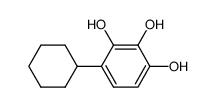 1,2,3-Benzenetriol,4-cyclohexyl-(9CI)结构式