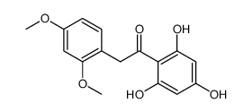 2-(2,4-dimethoxyphenyl)-1-(2,4,6-trihydroxyphenyl)ethanone Structure
