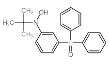 N-(3-diphenylphosphorylphenyl)-N-tert-butyl-hydroxylamine结构式