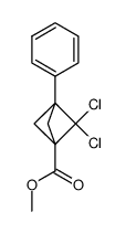 methyl 3-phenyl-2,2-dichlorobicyclo[1.1.1]pentanecarboxylate结构式