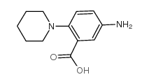 5-氨基-2-哌啶-1-苯甲酸结构式