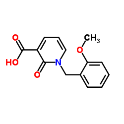 1-(2-Methoxybenzyl)-2-oxo-1,2-dihydro-3-pyridinecarboxylic acid Structure