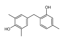 4-[(2-hydroxy-4-methylphenyl)methyl]-2,6-dimethylphenol结构式