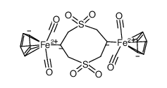 [(η5-cyclopentadienyl)Fe(CO)2(C3H5SO2)]2结构式