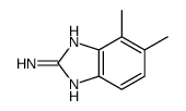 (9ci)-4,5-二甲基-1H-苯并咪唑-2-胺结构式