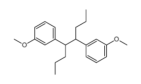 4,5-di-(3'-methoxyphenyl)-octane Structure