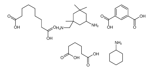 3-(aminomethyl)-3,5,5-trimethylcyclohexan-1-amine,benzene-1,3-dicarboxylic acid,cyclohexanamine,hexanedioic acid,nonanedioic acid结构式