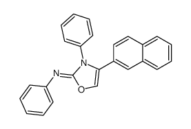 4-naphthalen-2-yl-N,3-diphenyl-1,3-oxazol-2-imine结构式